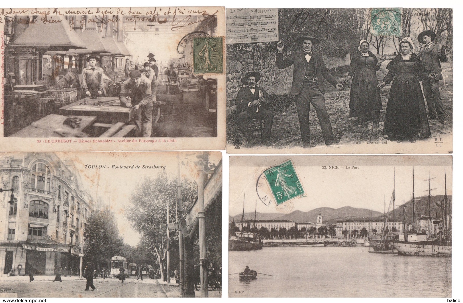 Lot de 100 cartes postales anciennes diverses variées - très très bon pour un revendeur réf, 144