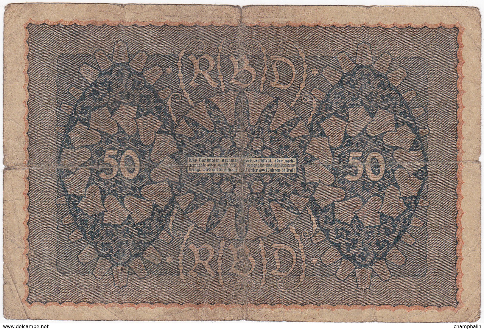 Allemagne - Billet De 50 Mark - 24 Juin 1919 - 50 Mark