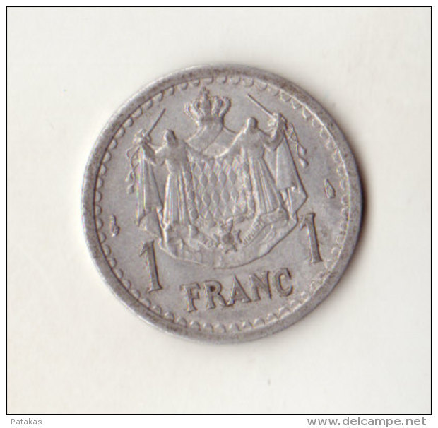 Monaco - 1 Franc Louis II Aluminium - 1922-1949 Louis II