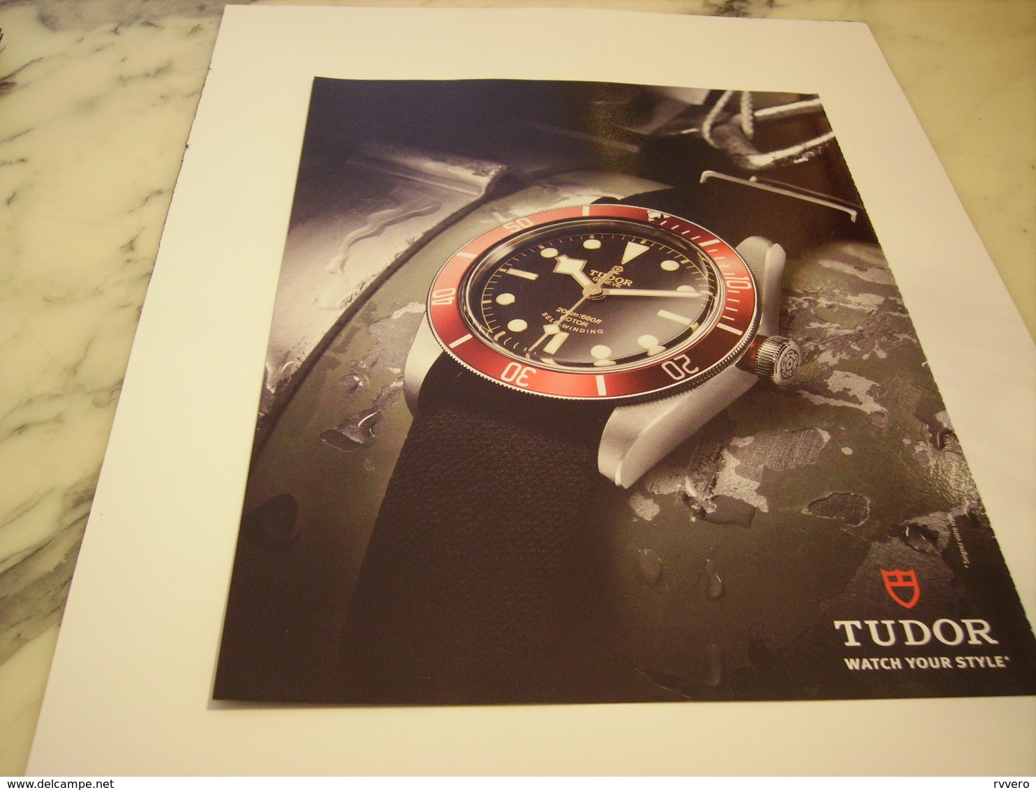 PUBLICITE  MONTRE TUDOR 2012 - Autres & Non Classés