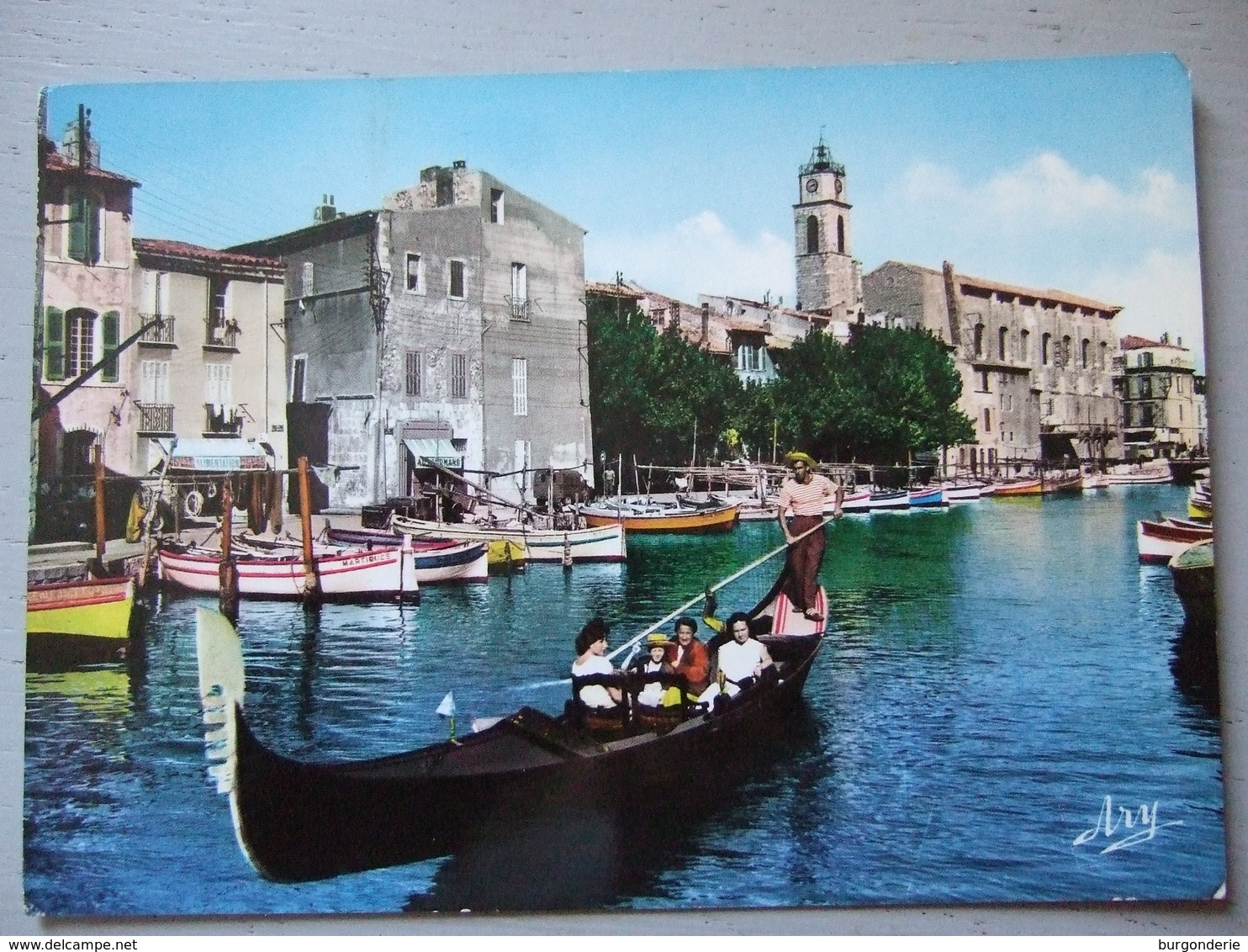 MARTIGUES / EN GONDOLE SUR LE CANAL SAINT SEBASTIEN / JOLIE CARTE PHOTO - Martigues