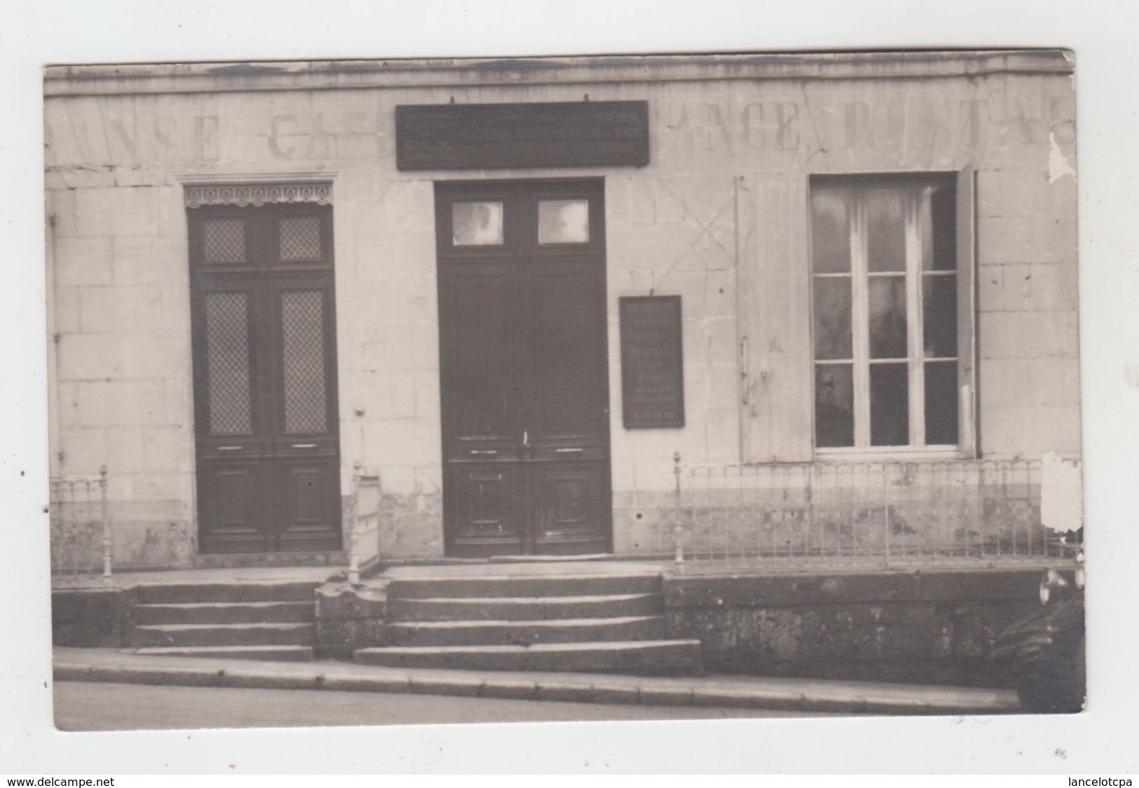 75 - PARIS / CARTE PHOTO - COMPTOIR NATIONAL D'ESCOMPTE (ANCIENNEMENT UN CAFE RESTAURANT) - Autres & Non Classés