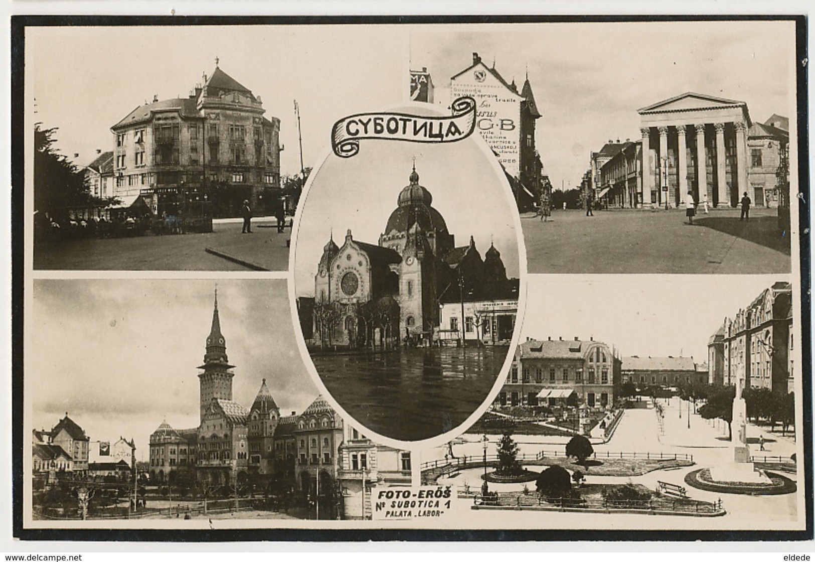 Subotica Foto Eros Multi View Judaica Synagoga Synagogue - Serbie