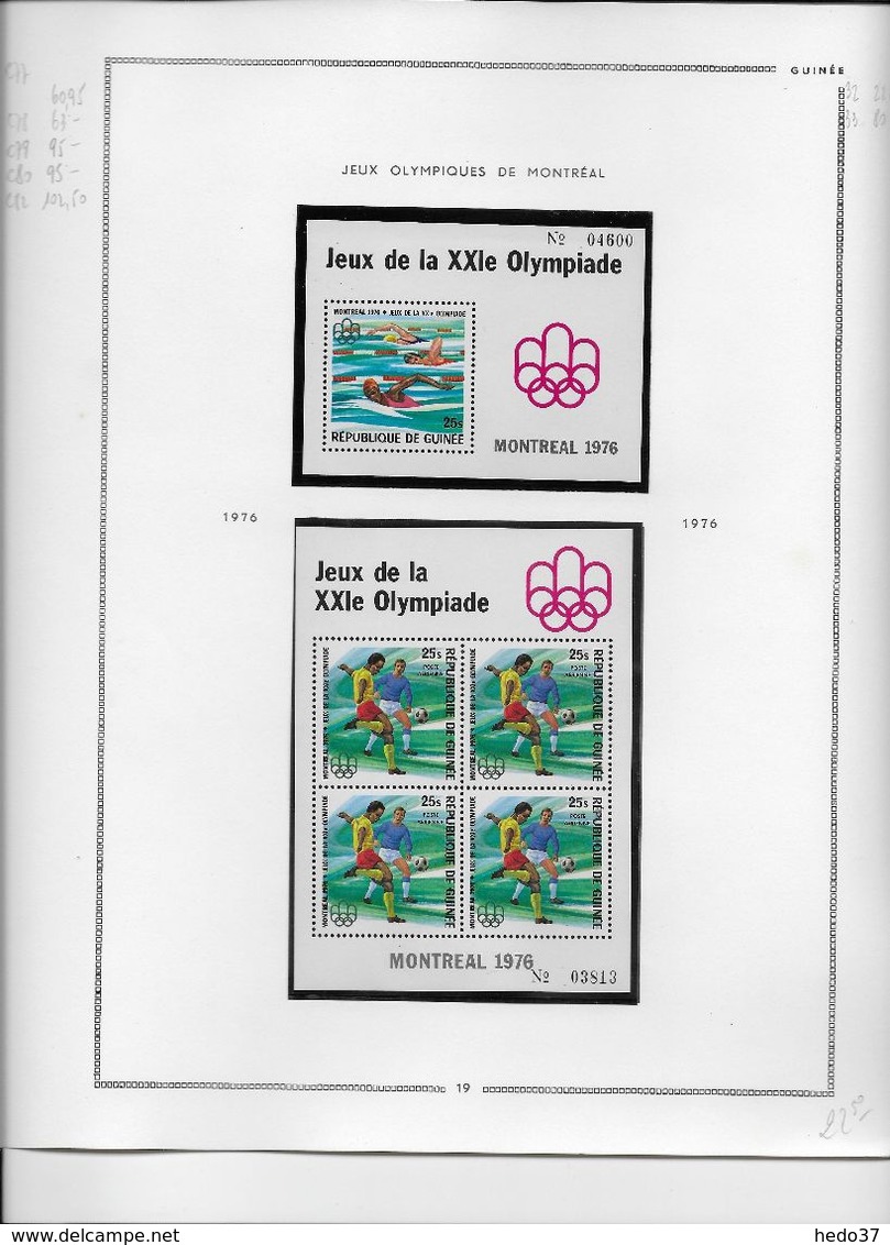 Guinée - Collection Vendue Page Par Page - Timbres Neufs **/* - TB - Guinée (1958-...)