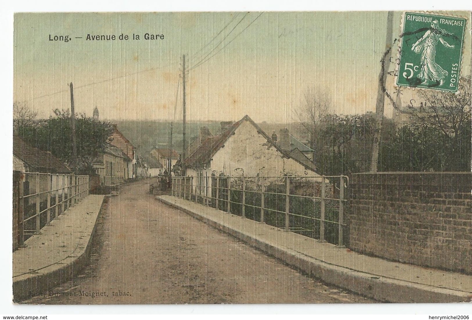 80 Somme - Long Avenue De La Gare - Sonstige & Ohne Zuordnung