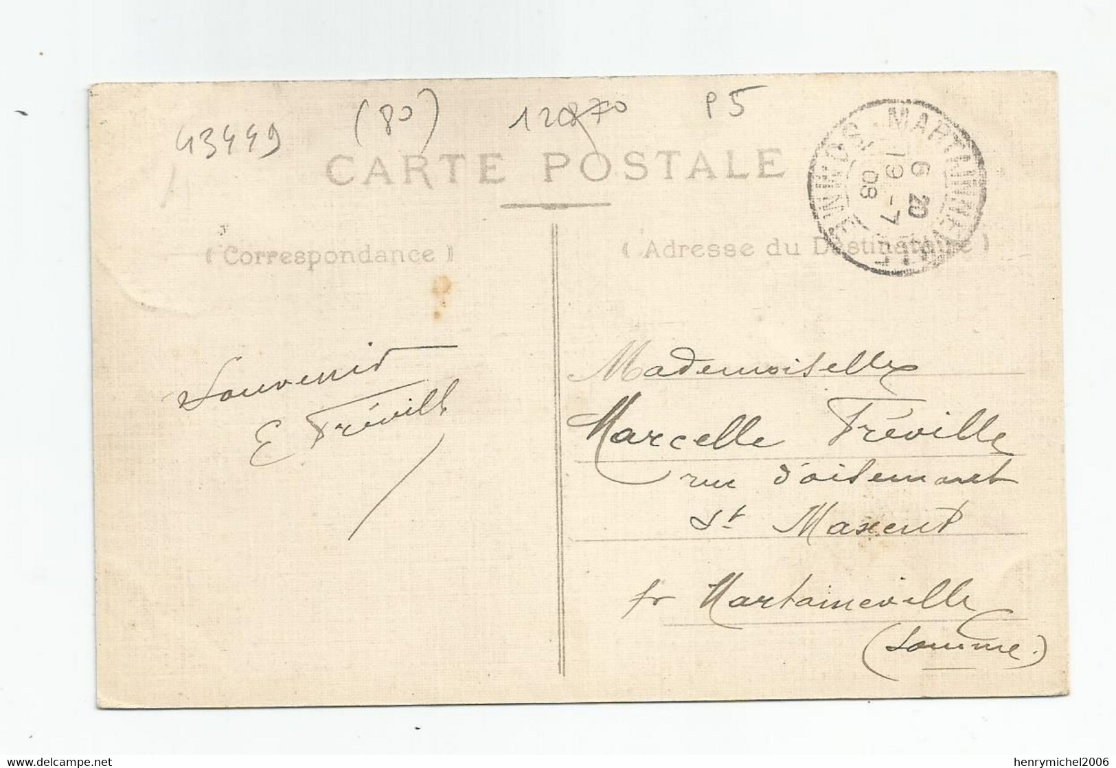 80 Somme - Long Avenue De La Gare - Other & Unclassified