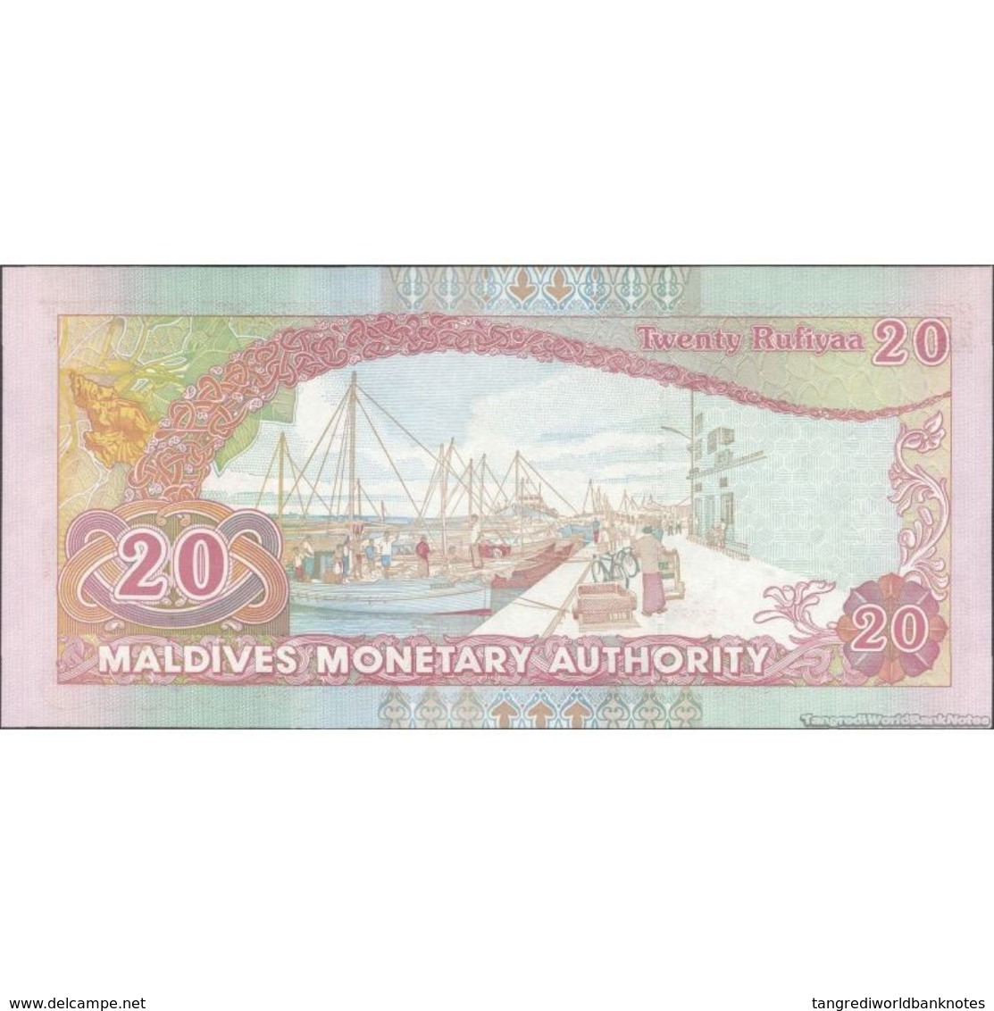 TWN - MALDIVE ISLANDS 20b - 20 Rufiyaa 2000 Prefix C UNC - Maldive