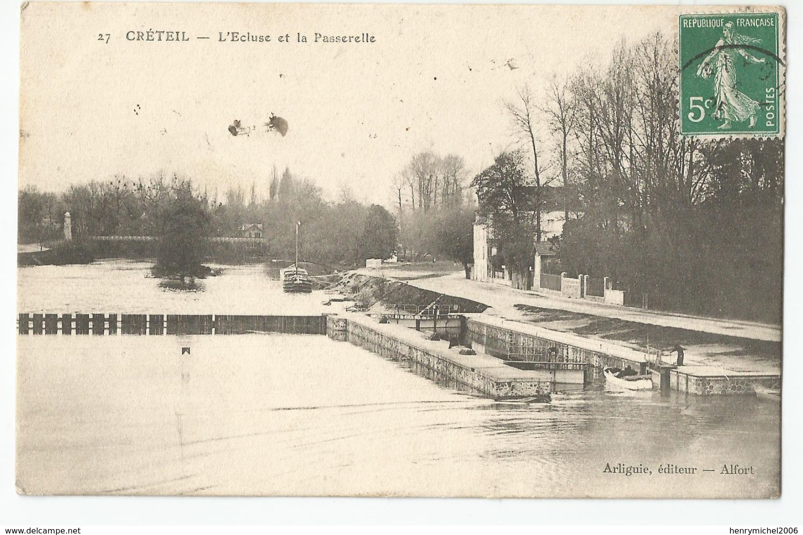 94 Val De Marne - Créteil L'écluse Et La Passerelle - Creteil