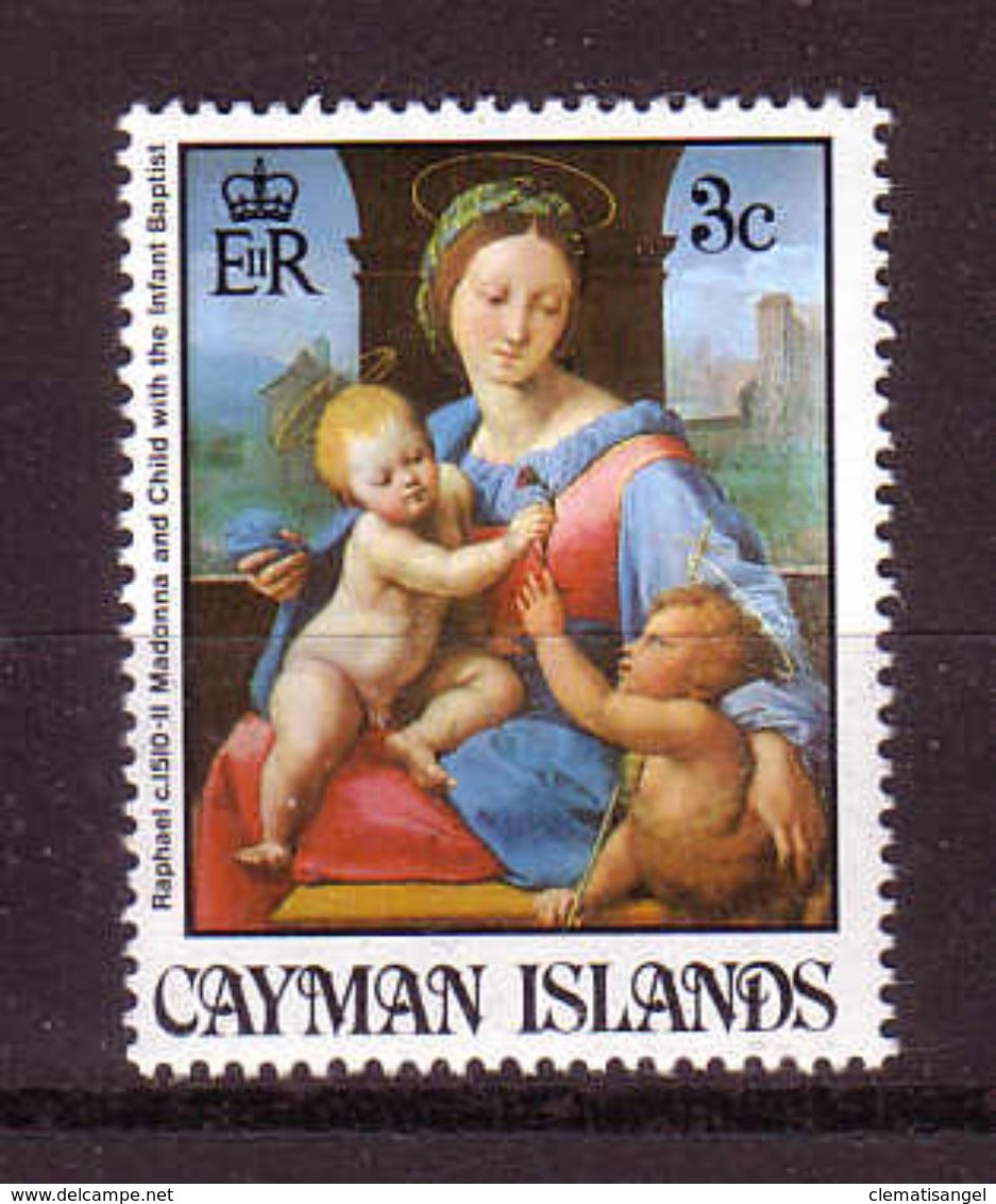 348f * CAYMAN ISLANDS * MADONNA ANDS CHILD * POSTFRISCH **!! - Kaimaninseln