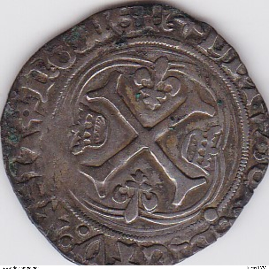 FRANCE / France, Charles VIII, Blanc à La Couronne, Rouen / TRES BELLE MONNAIE - 1483-1498 Charles VIII The Affable