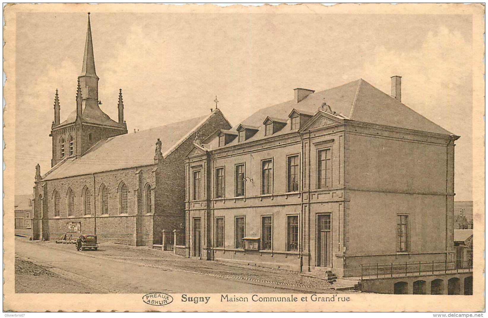 Vresse-sur-Semois - Sugny - Grand'Rue Et Maison Communale - Vresse-sur-Semois