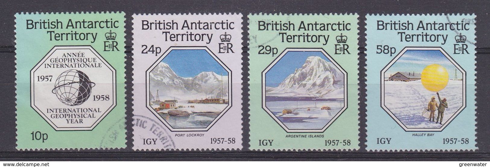 British Antarctic Territory 1987 International Geophysical Year 4v Used (37705) - Usati