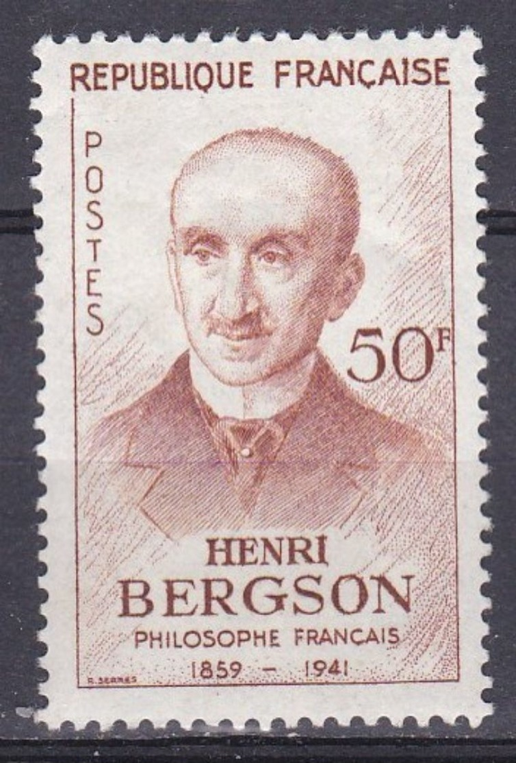 France 1959 YT 1225 Centenaire De La Naissance Du Philosophe Henri Bergson  N* MH - Neufs