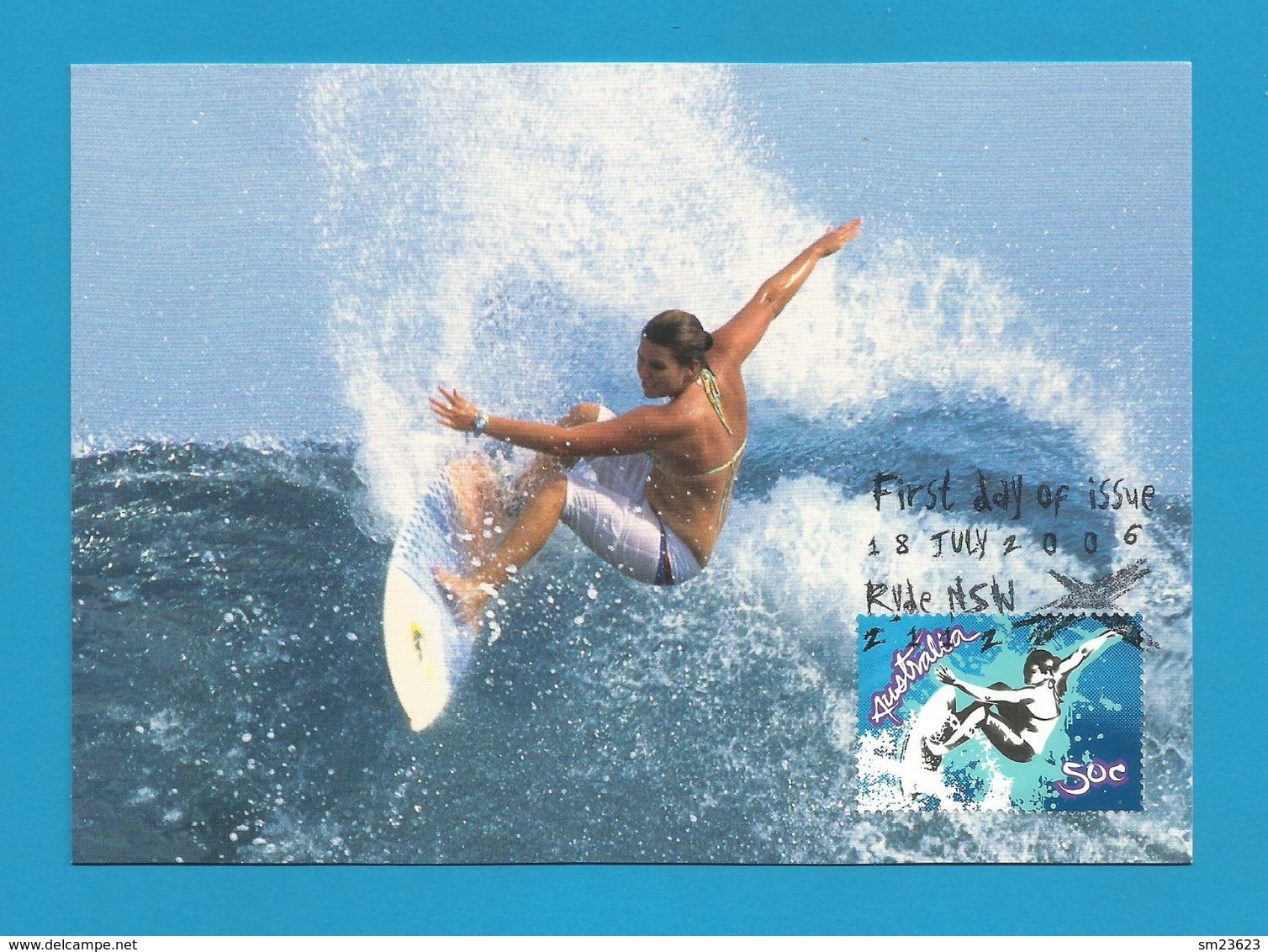 Australien 2006  Mi.Nr. 2685 , Free-spirited - Surfer  - Maximum Card - First Day 18 JULY 2006 - Maximum Cards