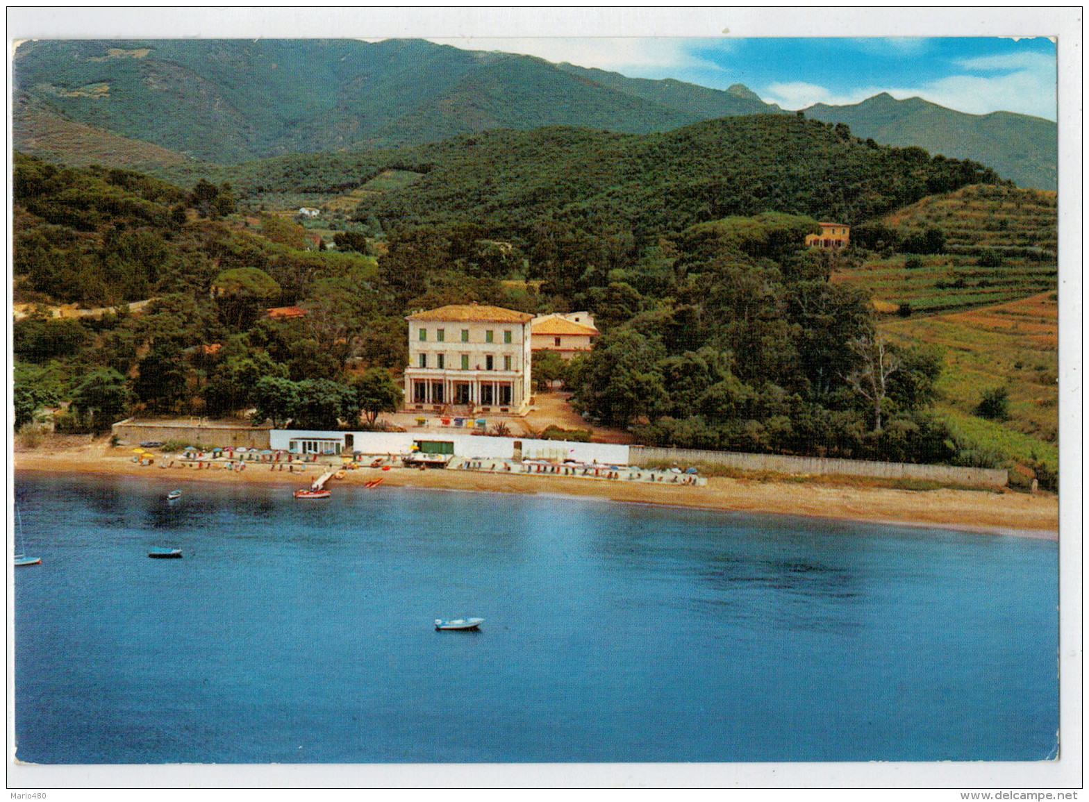 ISOLA  D' ELBA     HOTEL  VILLA  OTTONE     LOC.  OTTONE         (VIAGGIATA) - Altri & Non Classificati