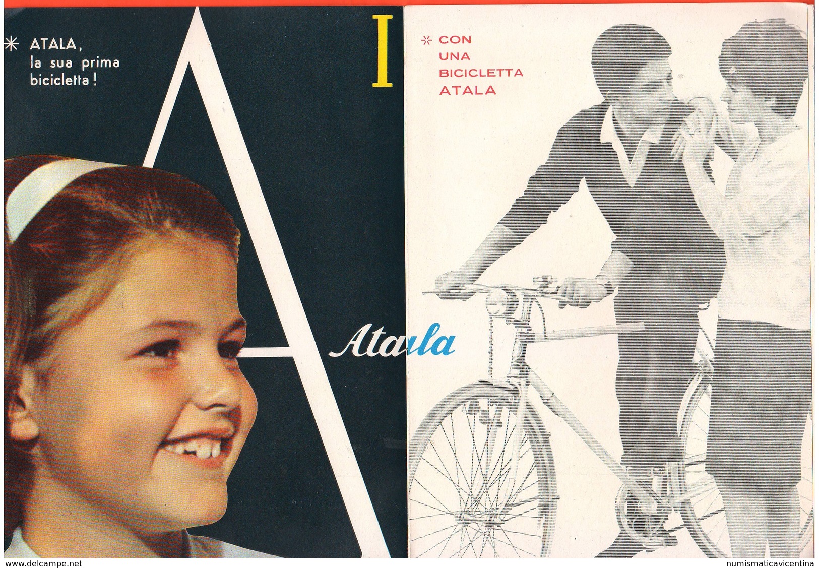 Bike Bicycles Biciclette Atala Padova Depliant Anni '60 Vèlos - Advertising