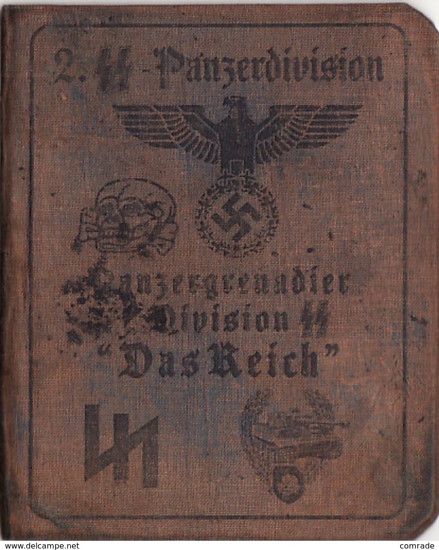 DOCUMENT III Reich. Nazi WW2 Germany.  Not Original - Documents