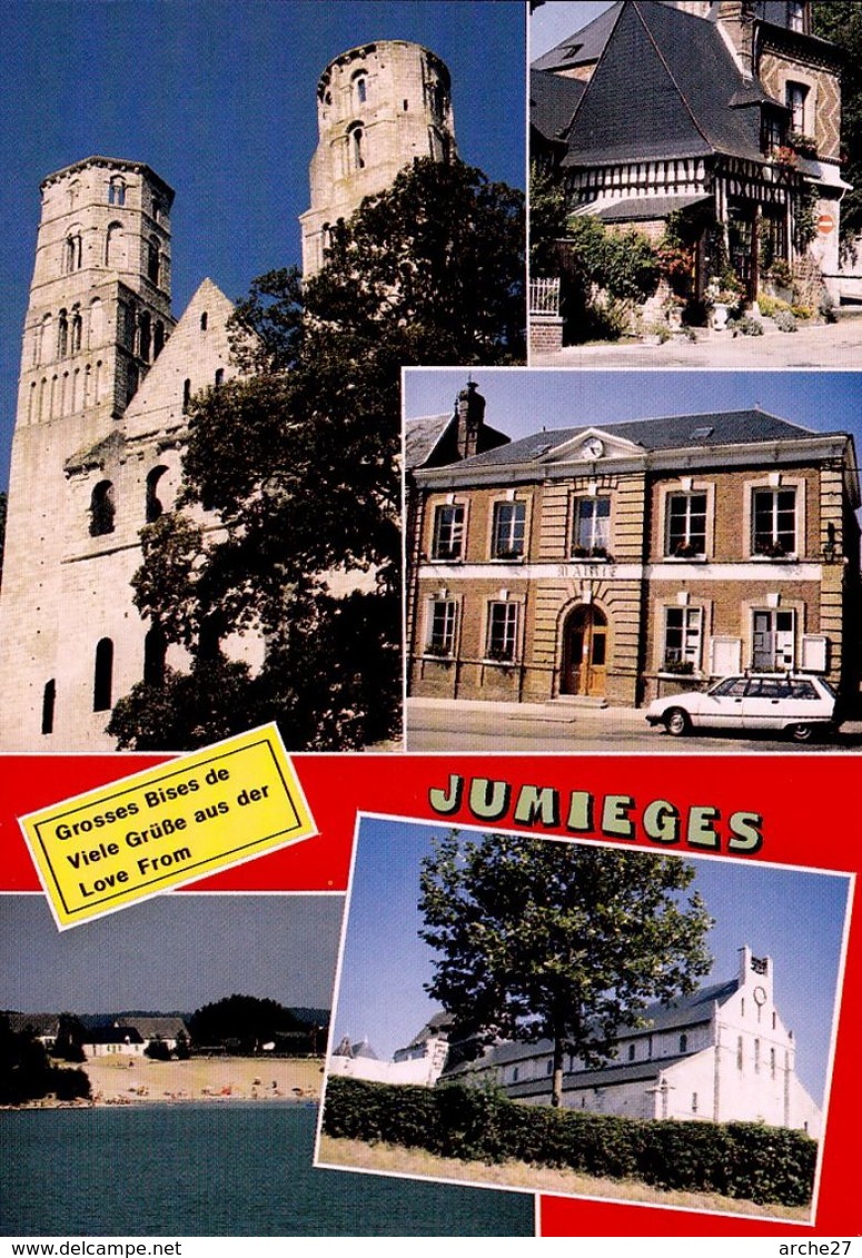 CPA - CPSM - 76 - JUMIEGES - Multi Vues - GF.825 - Jumieges