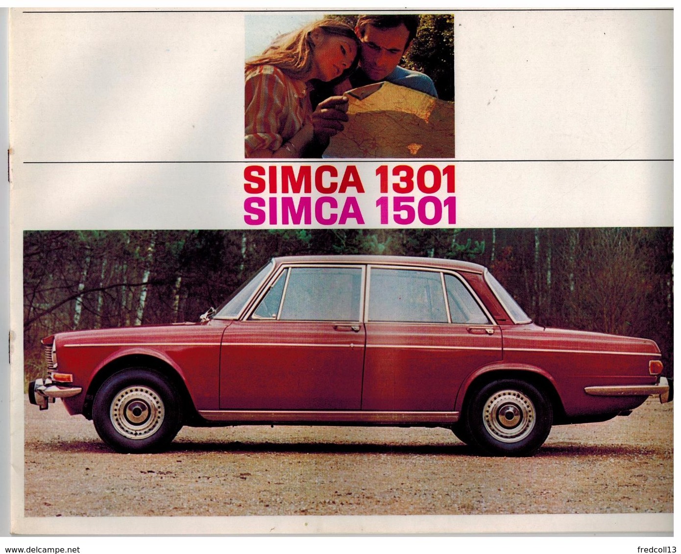 SIMCA 1301/1501 CATALOGUE 14 PAGES 1967 Format 27 X 21 FRANCE - Advertising