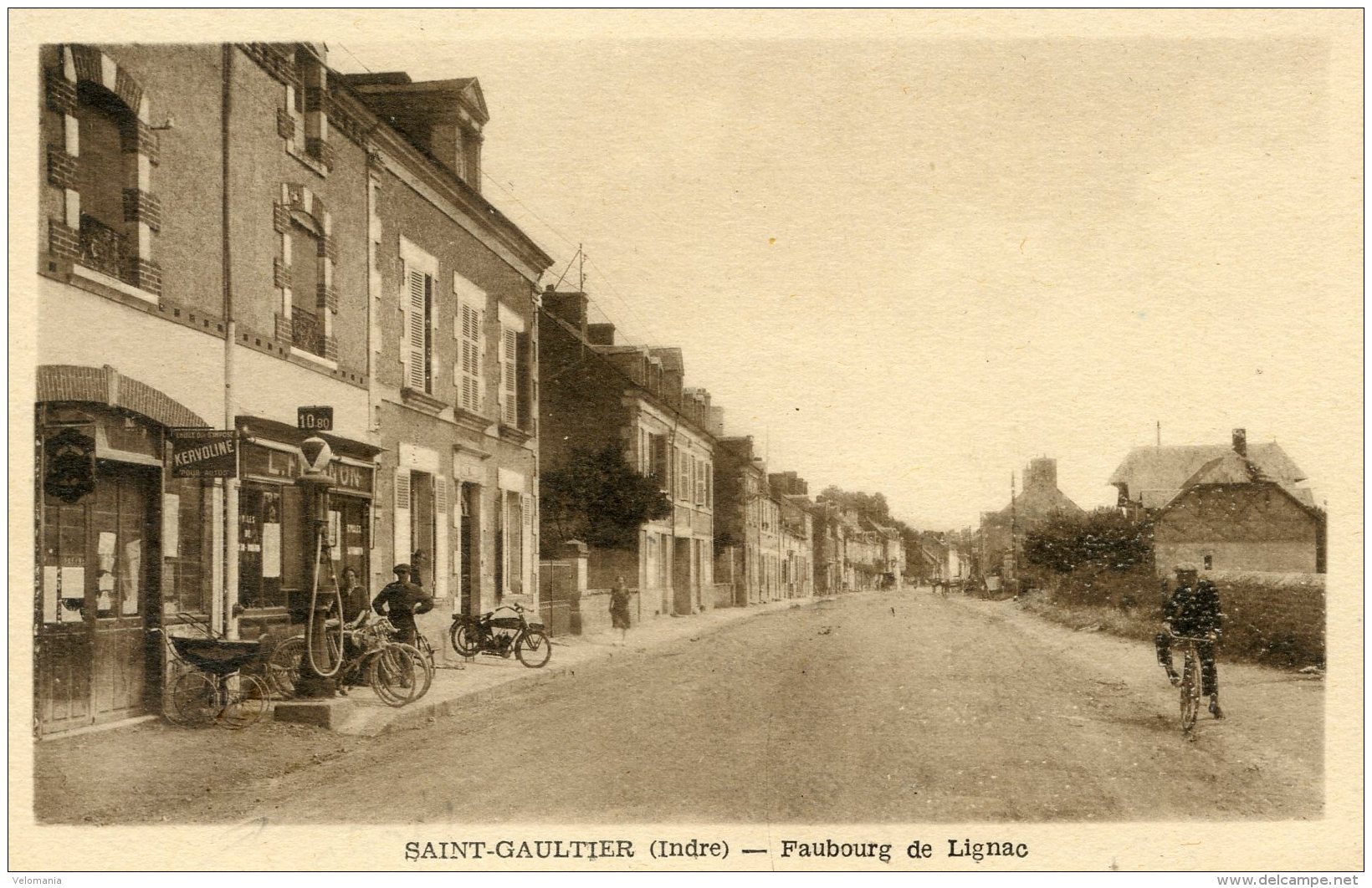 V11845 Cpa 36 Saint Gaultier -  Faubourg De Lignac - Autres & Non Classés