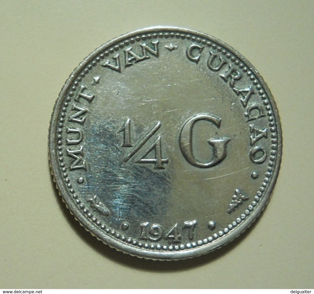 Curaçao 1/4 Gulden 1947 Silver - Curaçao