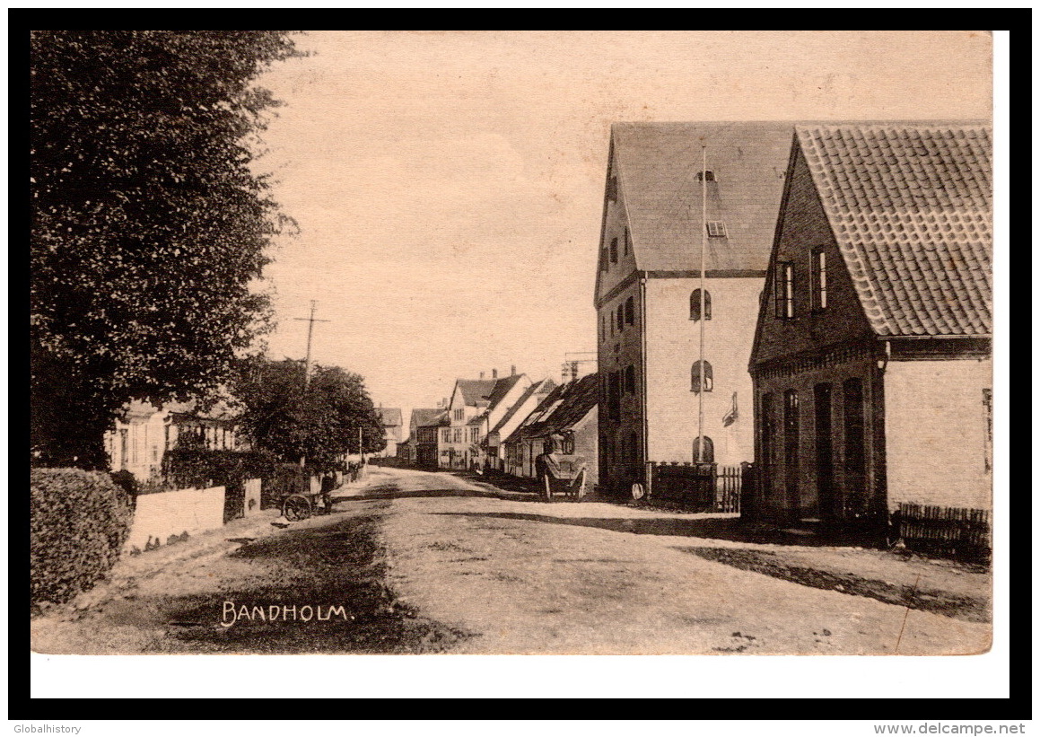 DD2670   DENMARK BANDHOLM VINTAGE STREET IMAGE POSTCARD - Danemark