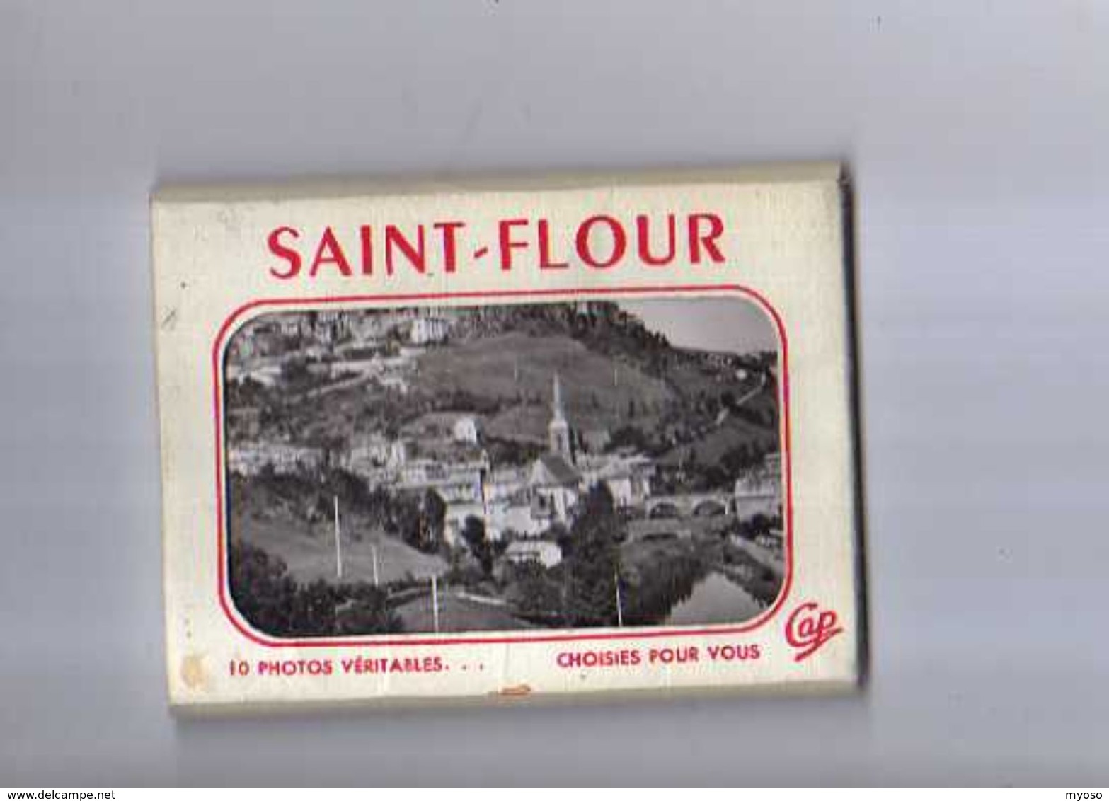 15 ST FLOUR Mini Carnet Pochette De 10 Photos Veritables - Saint Flour