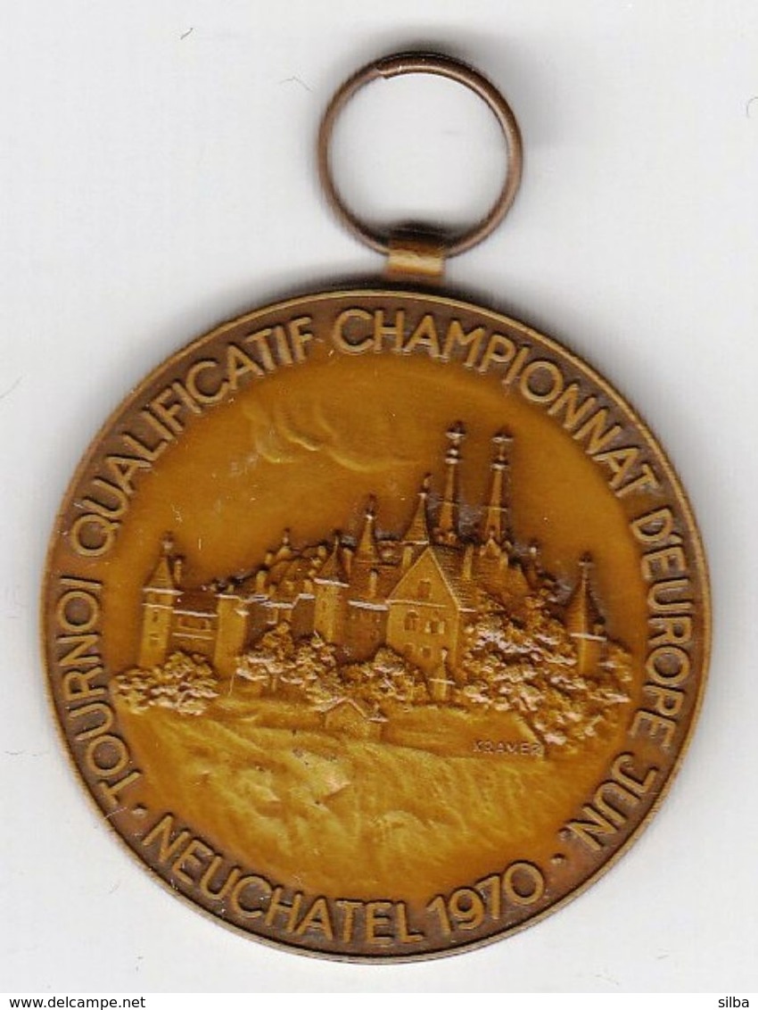 Basketball / Sport / Medal / European Basketball Qualifications Tournament / Neuchatel 1970 - Bekleidung, Souvenirs Und Sonstige