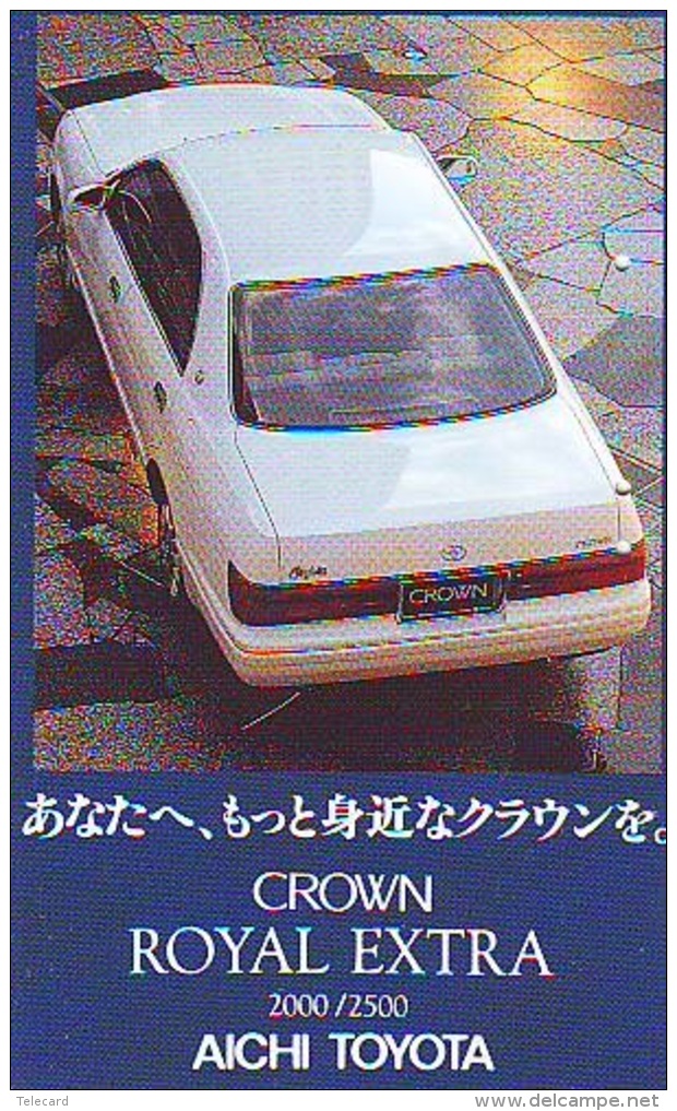 Télécarte JAPON * TOYOTA (1370)  * Phonecard JAPAN * VOITURE * Auto CAR * TELEFONKARTE * - Cars