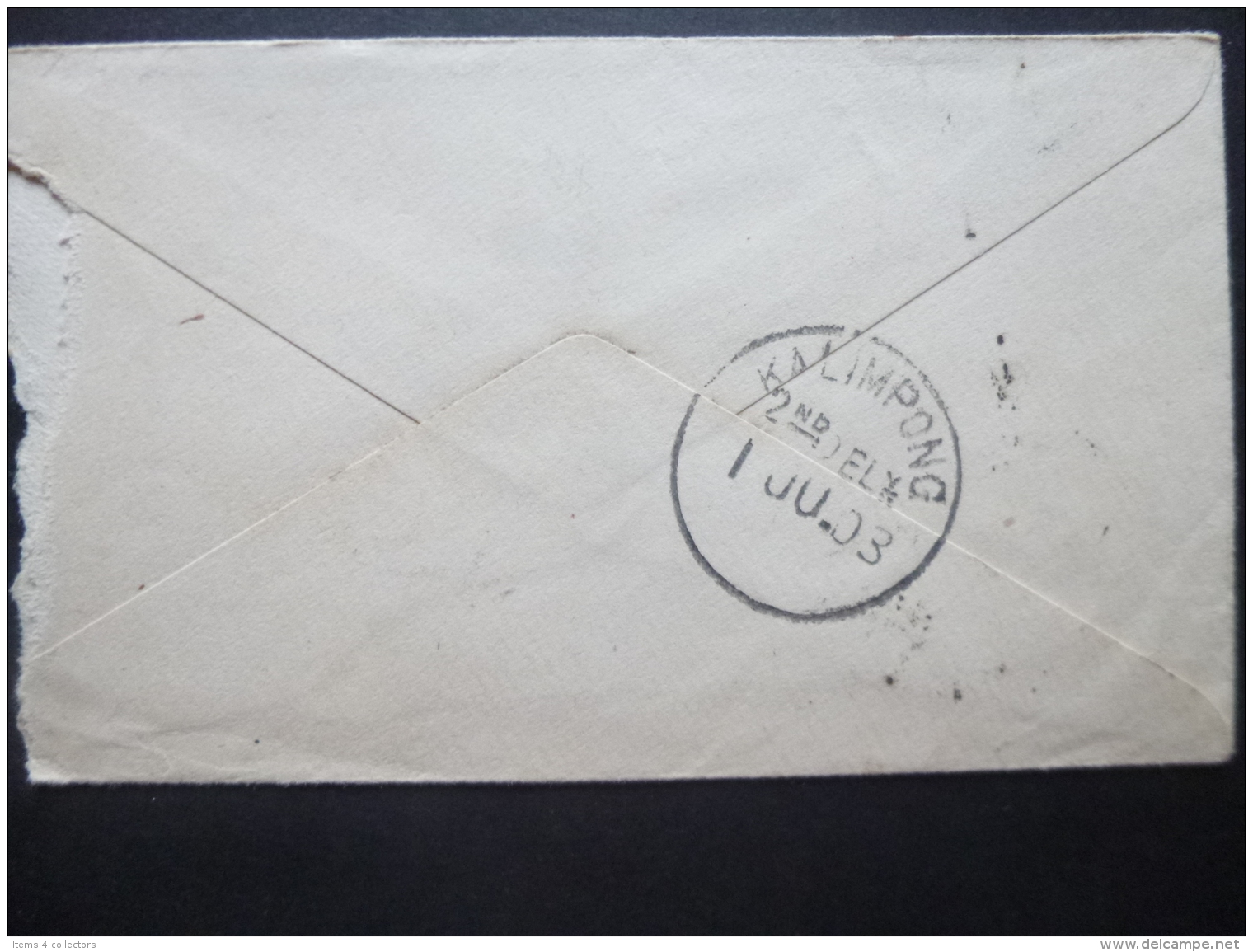 India QV Prepaid Half Anna Postmark DAGSHAI / KALIMPONG 1903 - Other & Unclassified