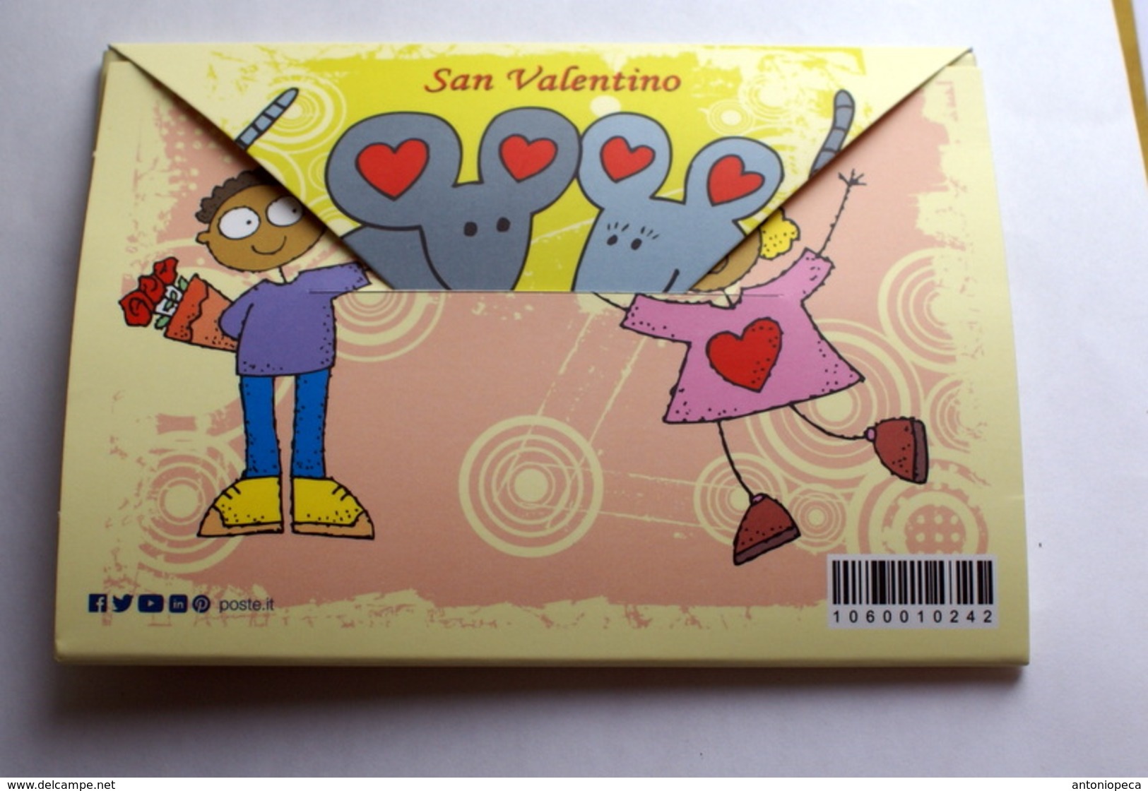 ITALIA 2018, SAN VALENTINO 2018, OFFICIAL FOLDER 3 MAXICARDS DI POSTE ITALIANE - San Valentino