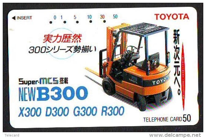 Télécarte JAPON * TOYOTA (1388)  * Phonecard JAPAN * VOITURE * Auto CAR * TELEFONKARTE * - Auto's