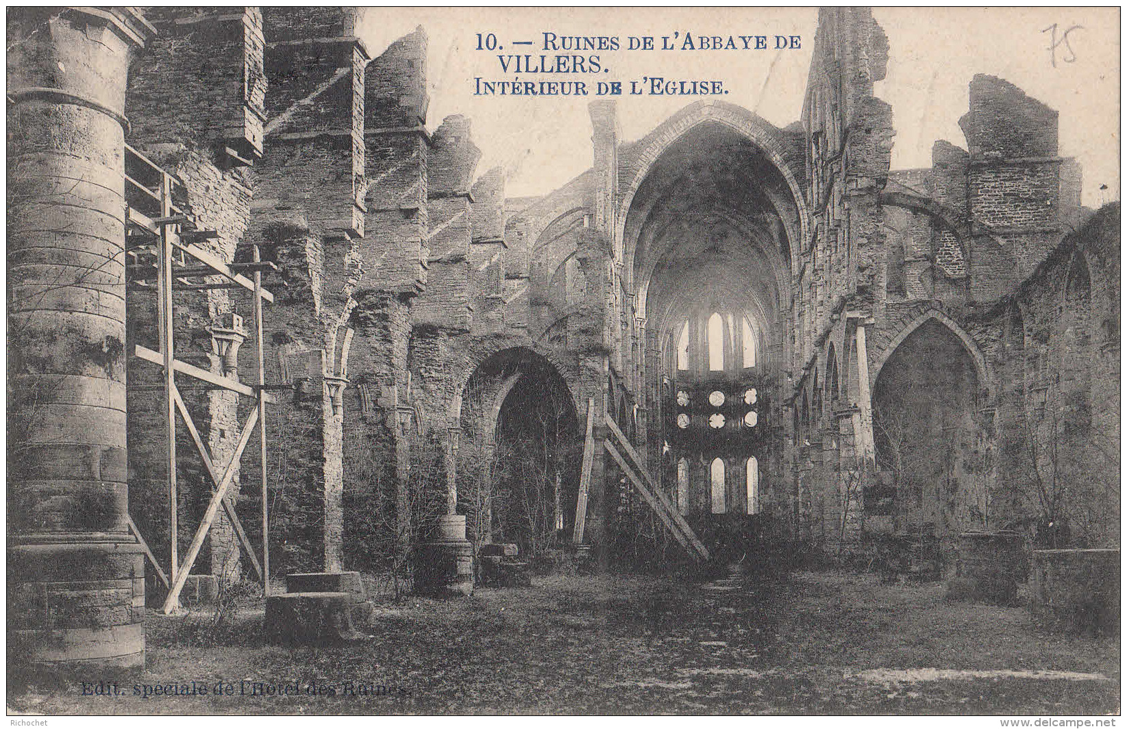 Villers-La-Ville -  Ruines De L'abbaye De Villers - Intérieur De L'Eglise - Villers-la-Ville