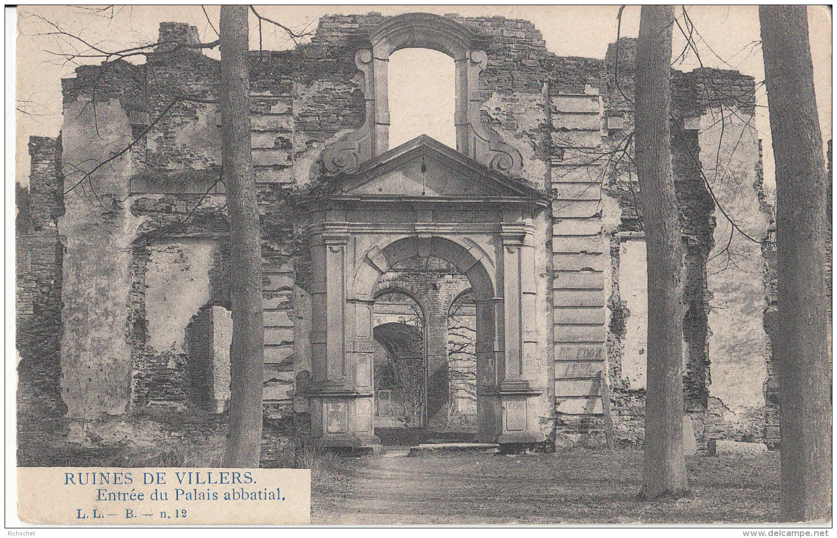Villers-La-Ville -  Ruines De Villers - Entrée Du Palais Abbatial - Villers-la-Ville
