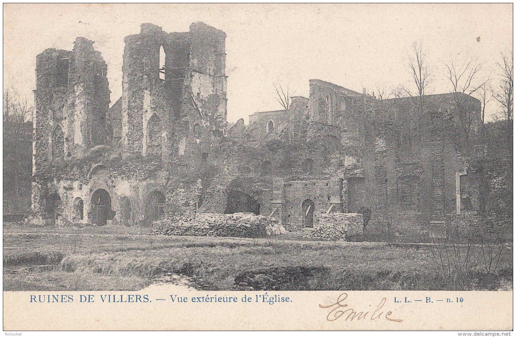 Villers-La-Ville -  Ruines De Villers - Vue Extérieur De L'Eglise - Villers-la-Ville