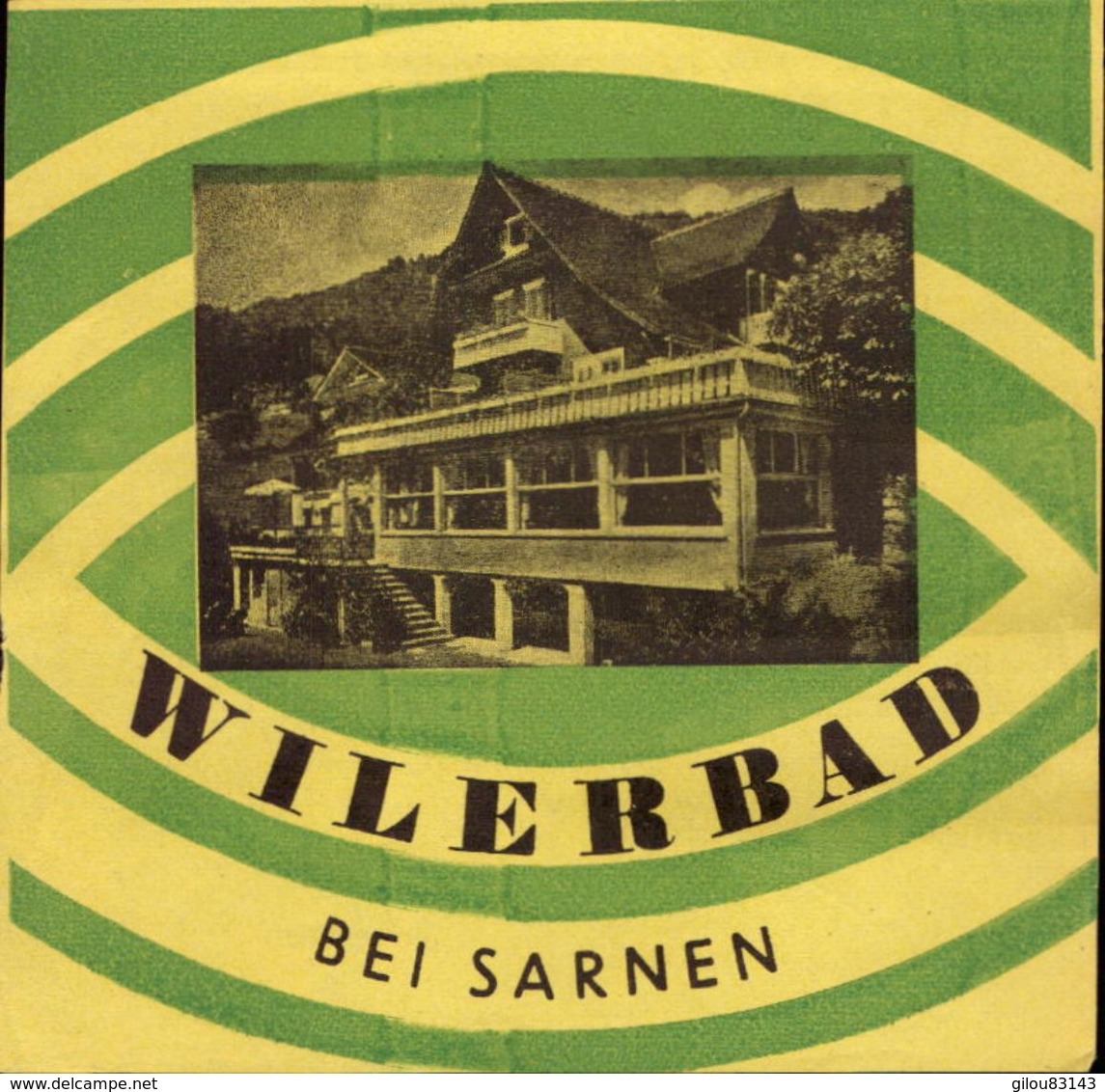 Suisse, Wilerbad Bei Sarnen    (bon Etat) - Etiquettes D'hotels