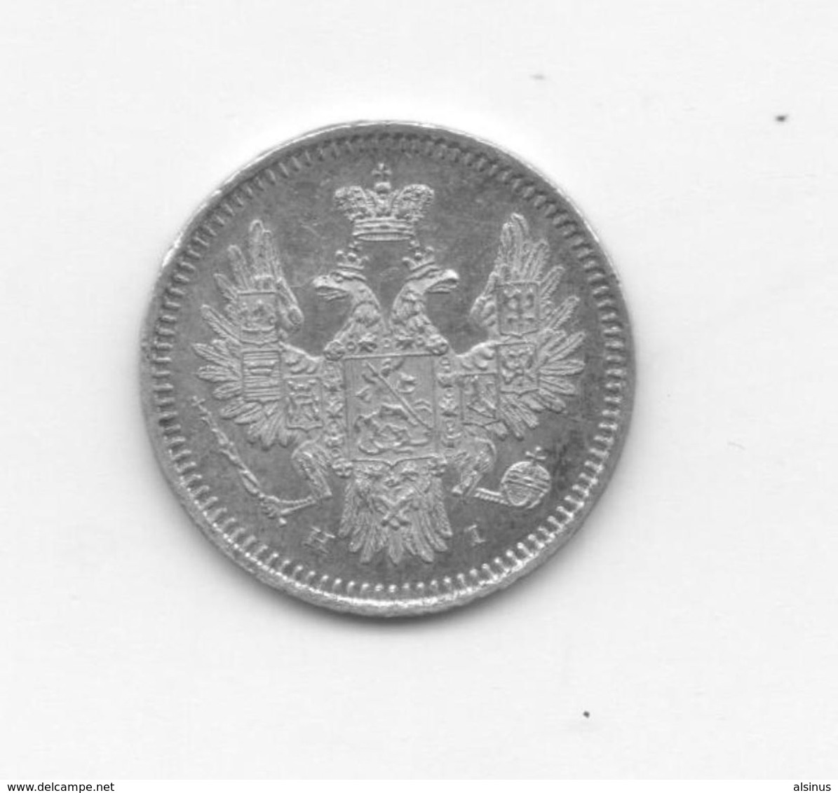 EMPIRE DE RUSSIE - 5 KOPECKS - ARGENT - 1854 - Russie