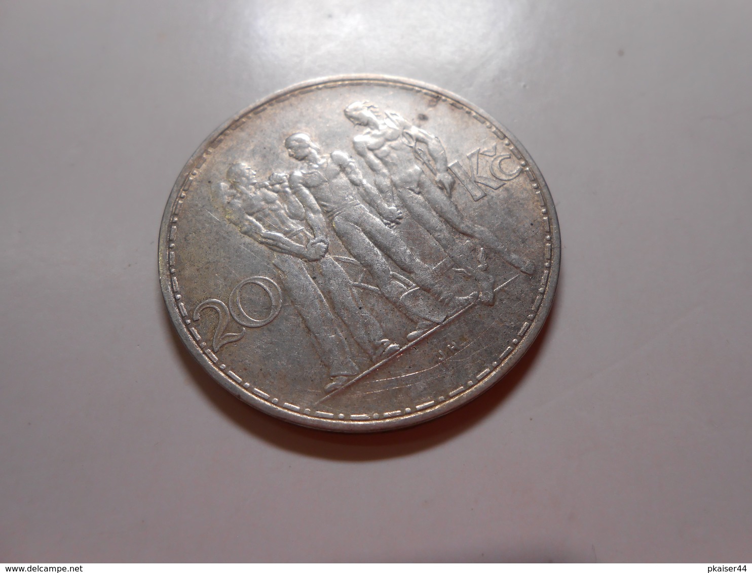 Tschechoslowakei  20Kronen  1934 Silber - Ss - Tschechoslowakei