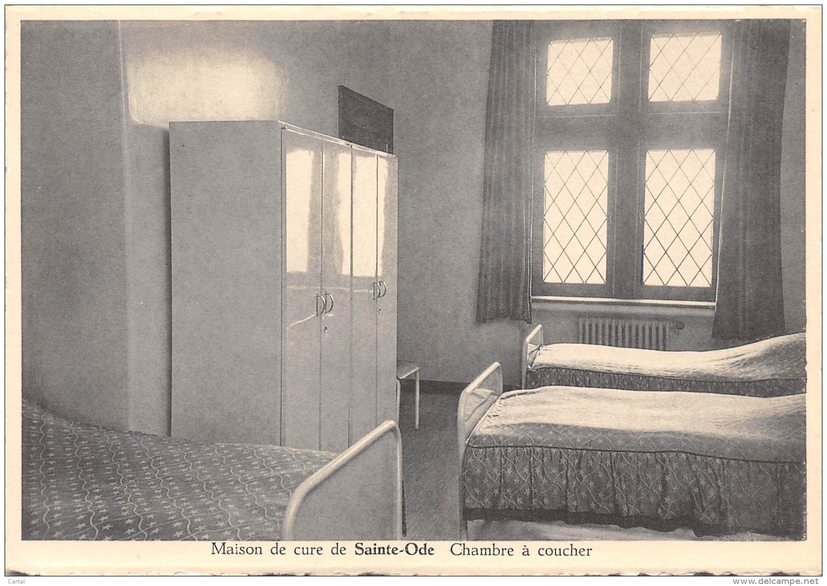 CPM - Maison De Cure De SAINTE-ODE - Chambre à Coucher - Sainte-Ode