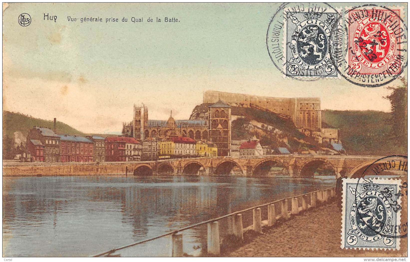 HUY - Vue Générale Prise Du Quai De La Batte - Huy