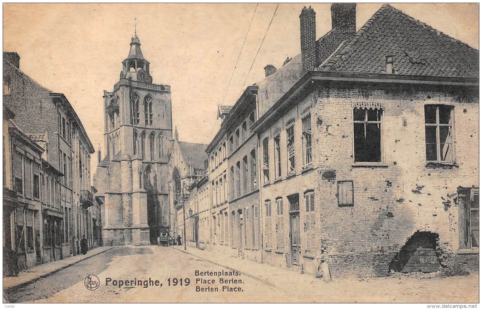 POPERINGHE - 1919 - Bertenplaats - Poperinge