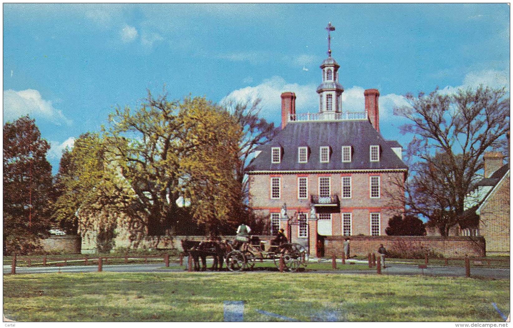 WILLIAMSBURG - The Governor's Palace - Autres & Non Classés