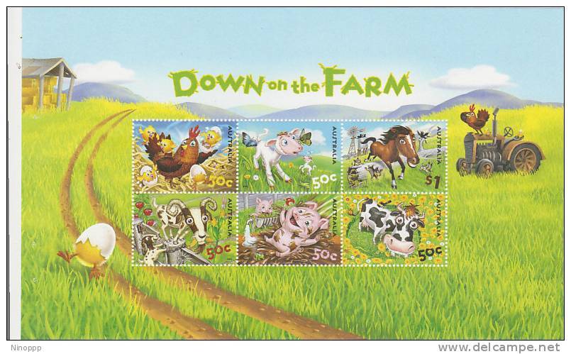 Australia 2005 Down On The Farm  Miniature Sheet MNH - Mint Stamps