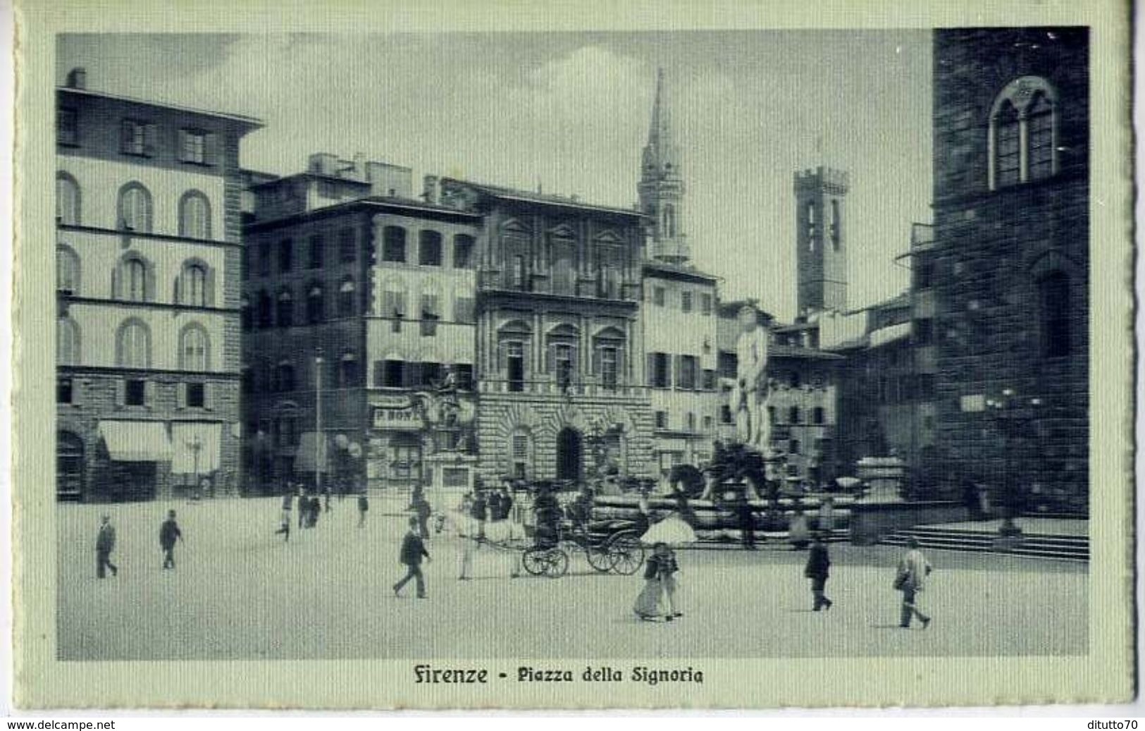 Firenze - Piazza Della Signoria - Formato Piccolo Non Viaggiata – At - Firenze