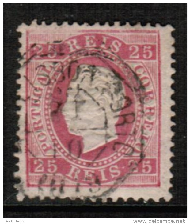 PORTUGAL  Scott # 41 F-VF USED - Oblitérés