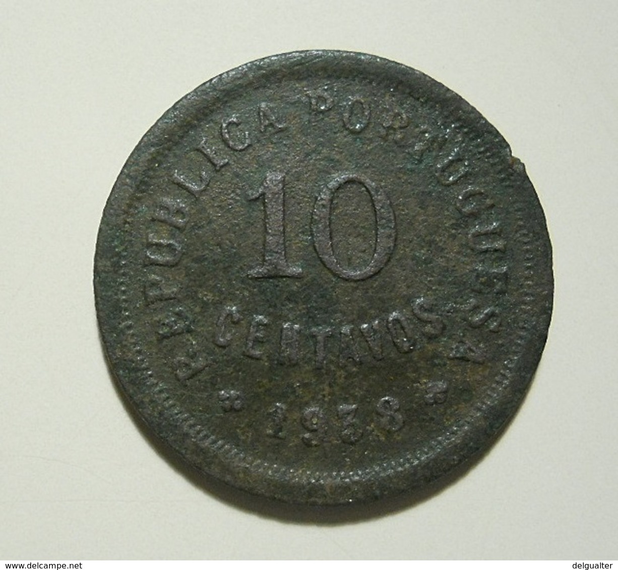 Portugal 10 Centavos 1938 - Portugal