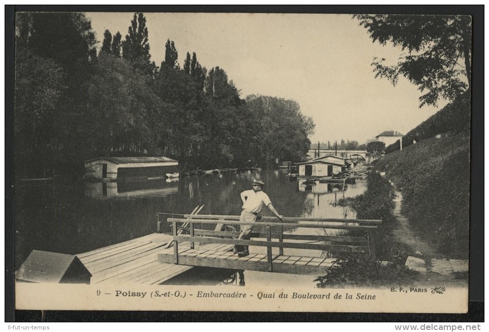 78 POISSY - Embarcadere - Quai Du Boulevard De La Seine - Poissy