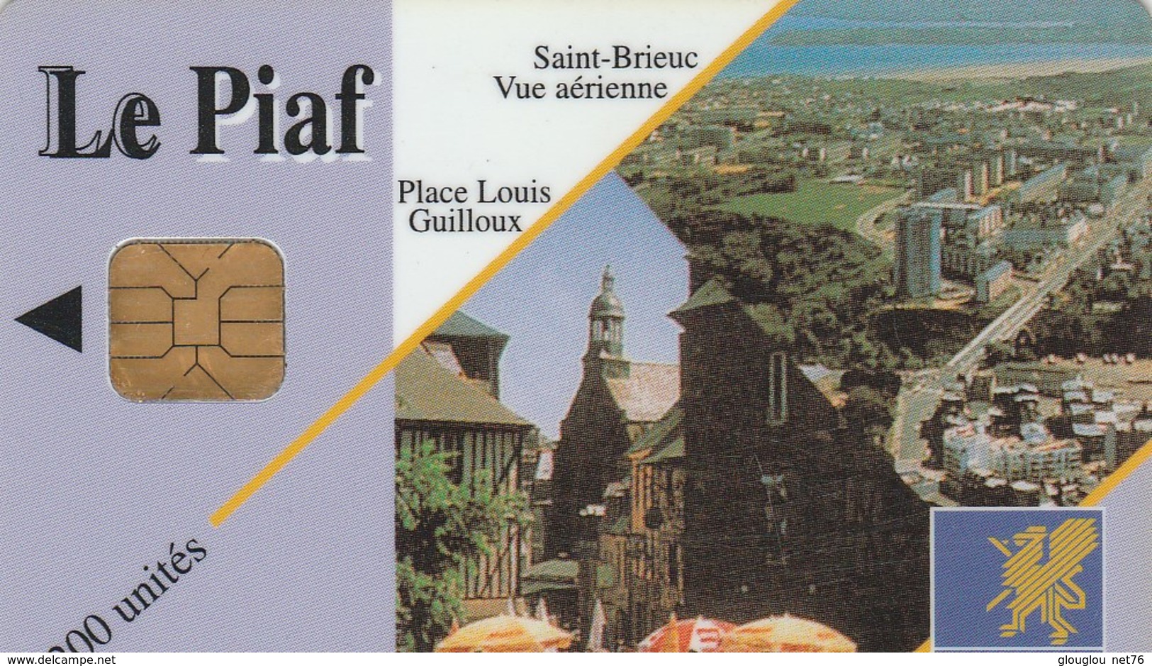 CARTE DE STATIONNEMENT  LE PIAF...ST-BRIEUC - PIAF Parking Cards