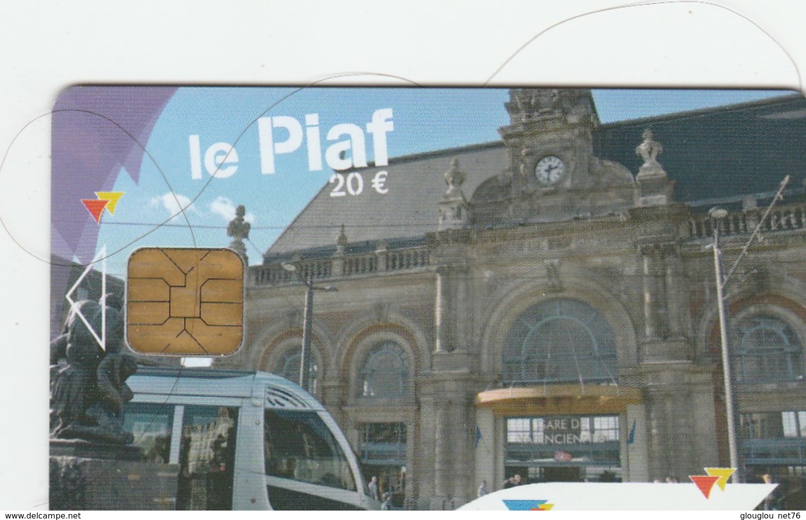 CARTE DE STATIONNEMENT  LE PIAF..VALENCIENNES - Cartes De Stationnement, PIAF