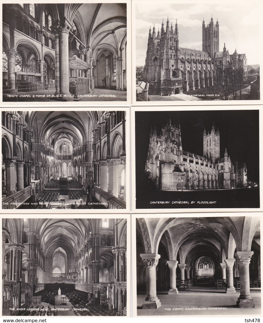 12 MINI-PHOTOS--ANGLETERRE--CANTERBURY CATHEDRAL---voir 4 Scans - Lieux